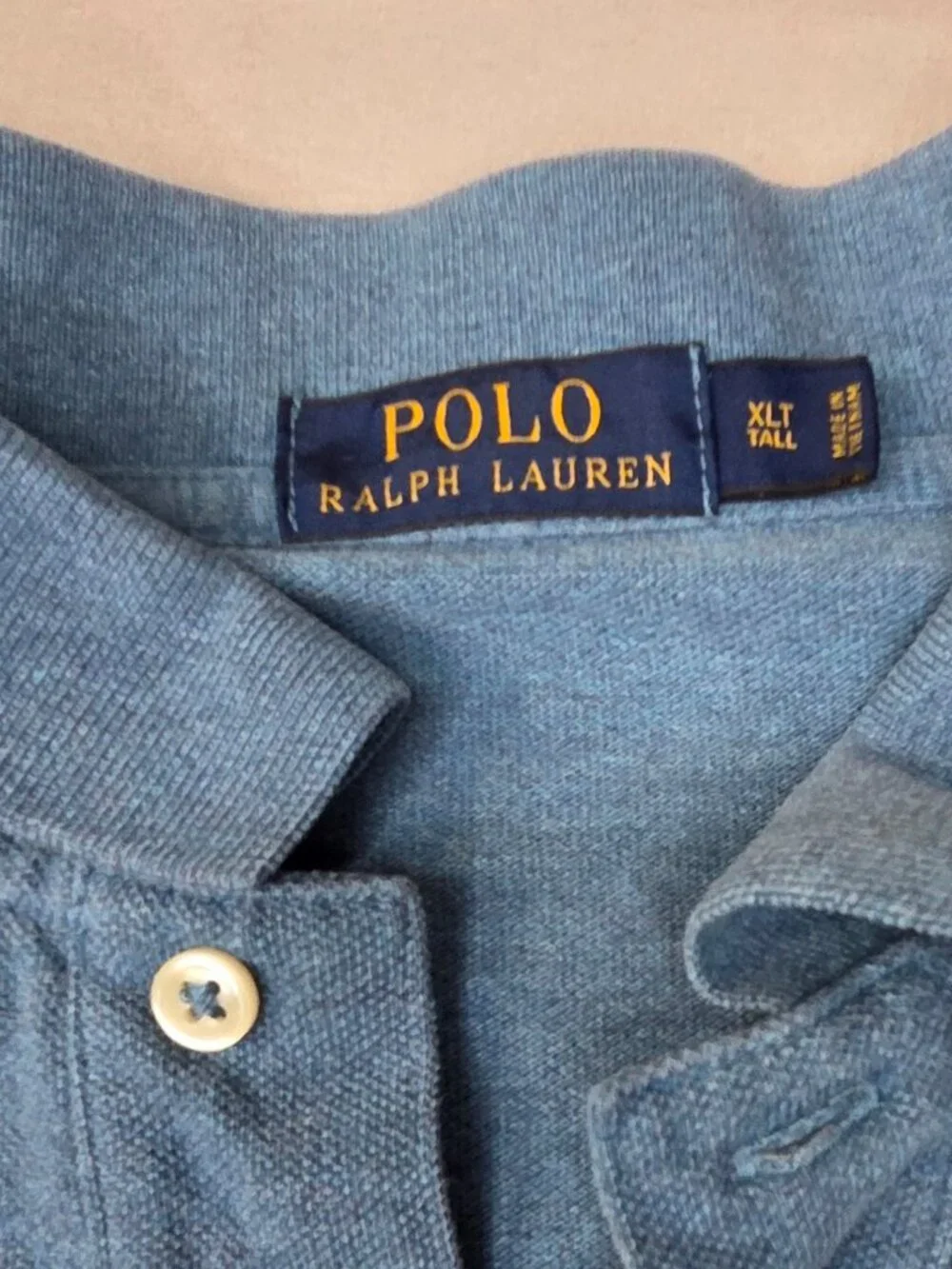 Polo Ralph Lauren Polo XLT Tall Heather Blue Pony